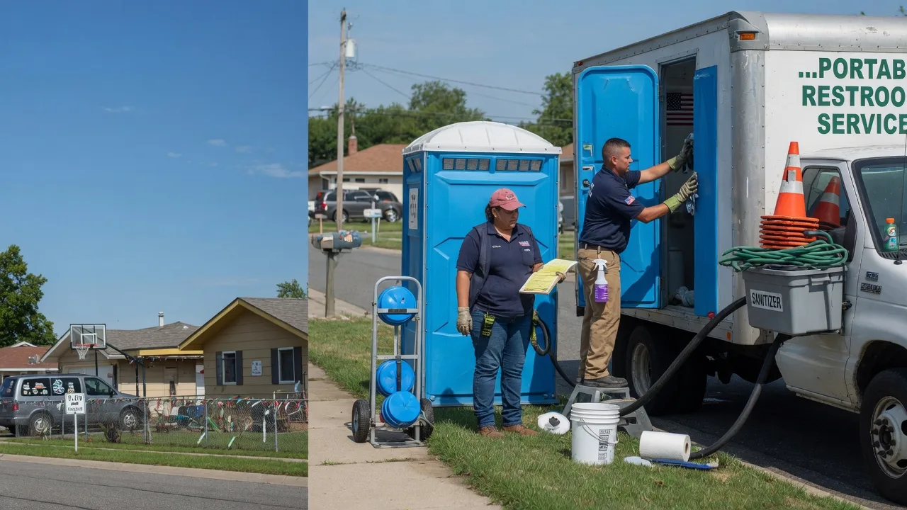 Portable Toilet Rental in Fishers Landing, NY near me